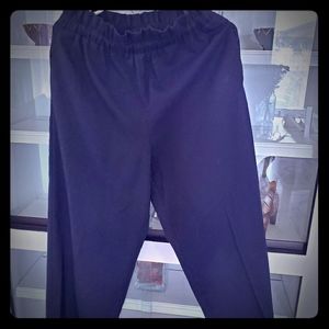 Black Paperbag pants by Uniqlo